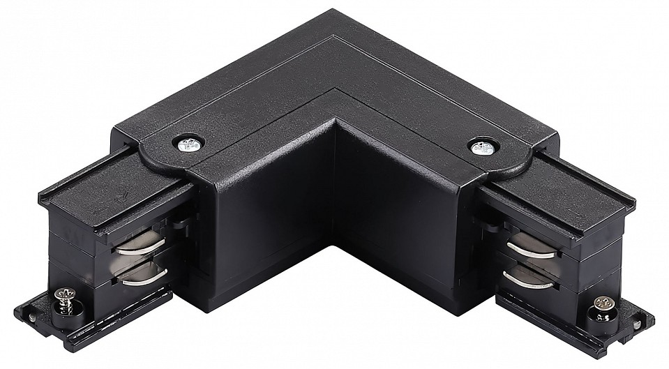 Соединитель угловой L-образный для треков накладных Lightstar Quattro 504127-FRPS