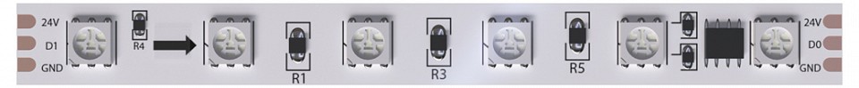 Лента светодиодная Arte Lamp Spi A2406010-05-RGB