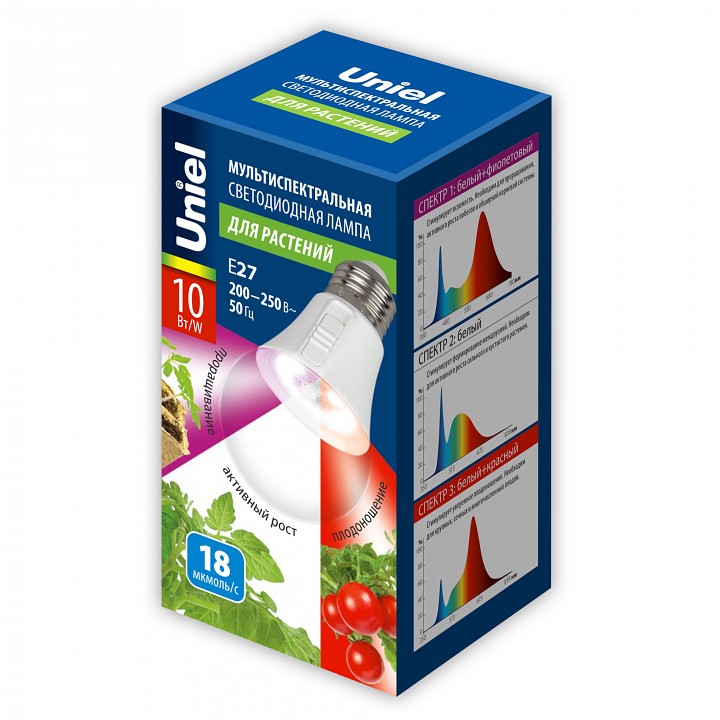 Лампа светодиодная Uniel LED E27 10Вт K UL-00011438