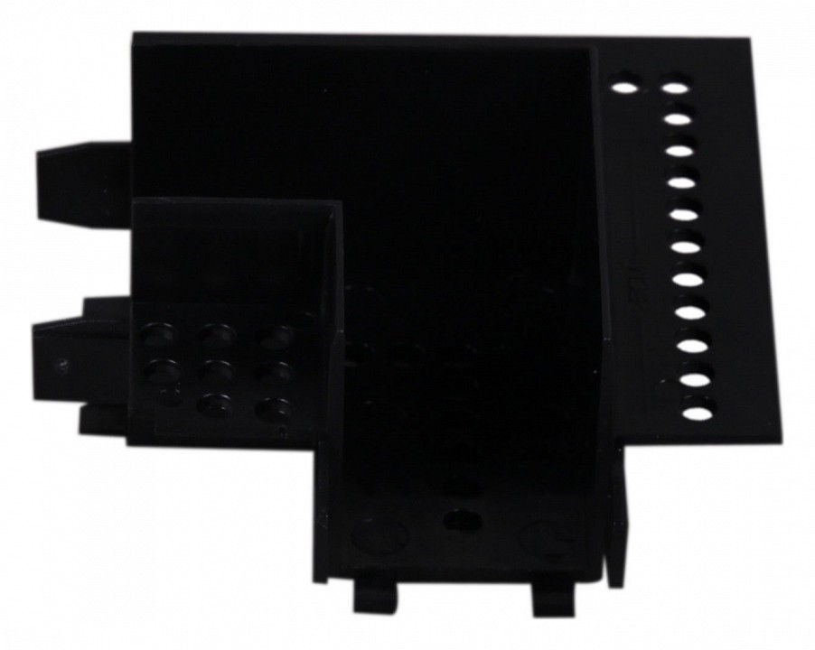 Соединитель угловой L-образный для треков встраиваемых Reluce  RL 06202 corner connector BK