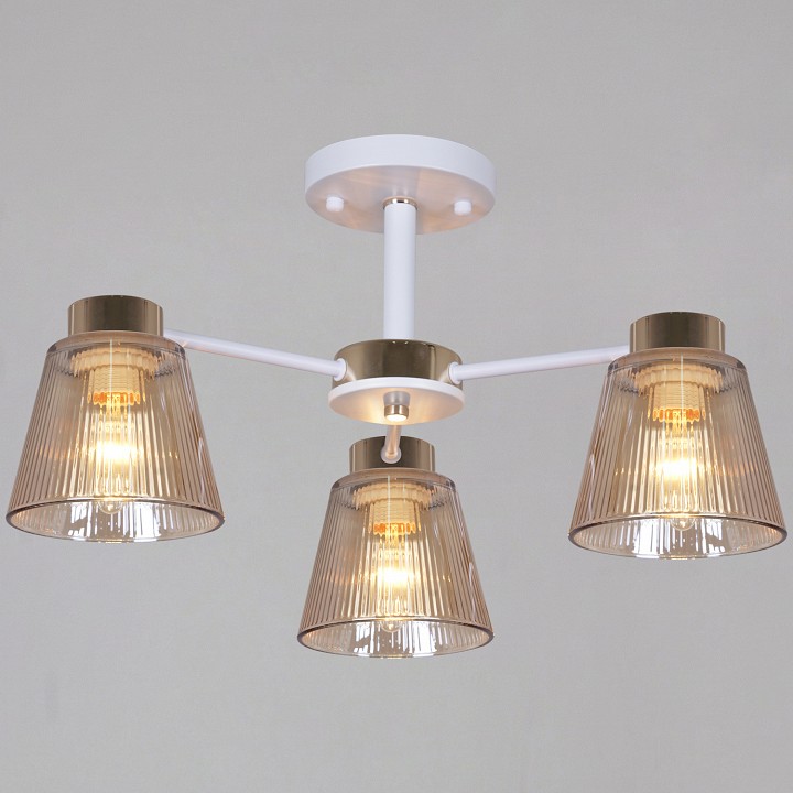 Люстра на штанге Reluce  20560-0.3-03 WH+FG
