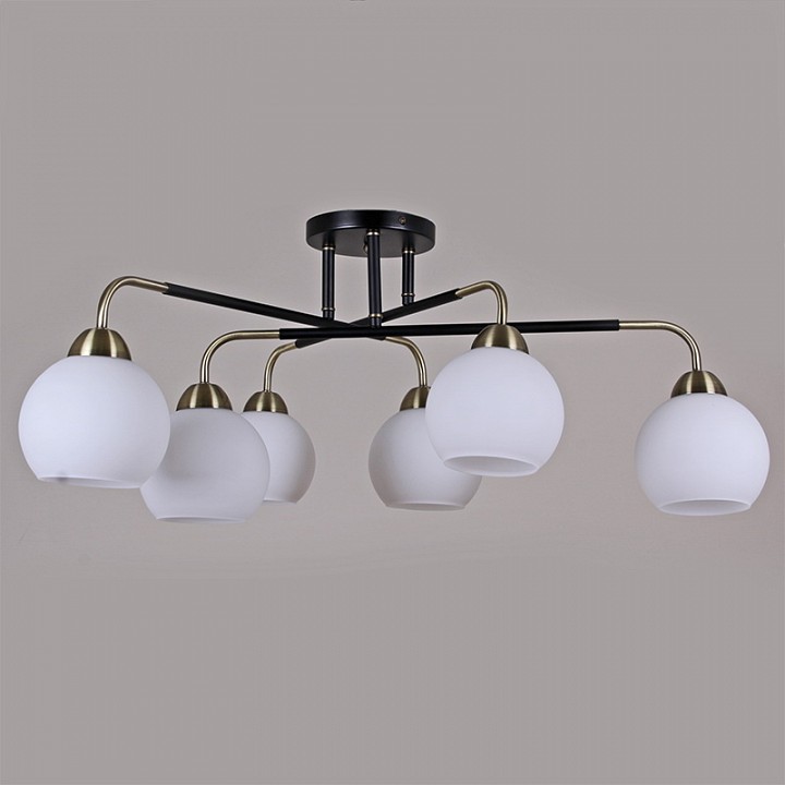 Потолочная люстра ILLUMICO  IL0252-6CSQ-79 BK AB