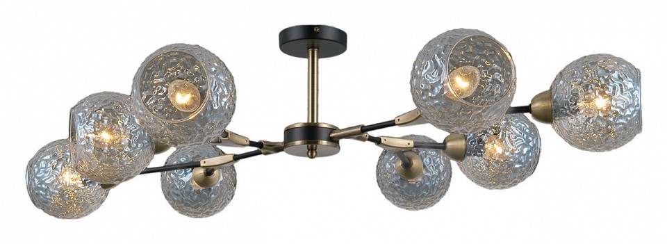 Люстра на штанге ILLUMICO  IL0253-8CSQ-79 BK AB