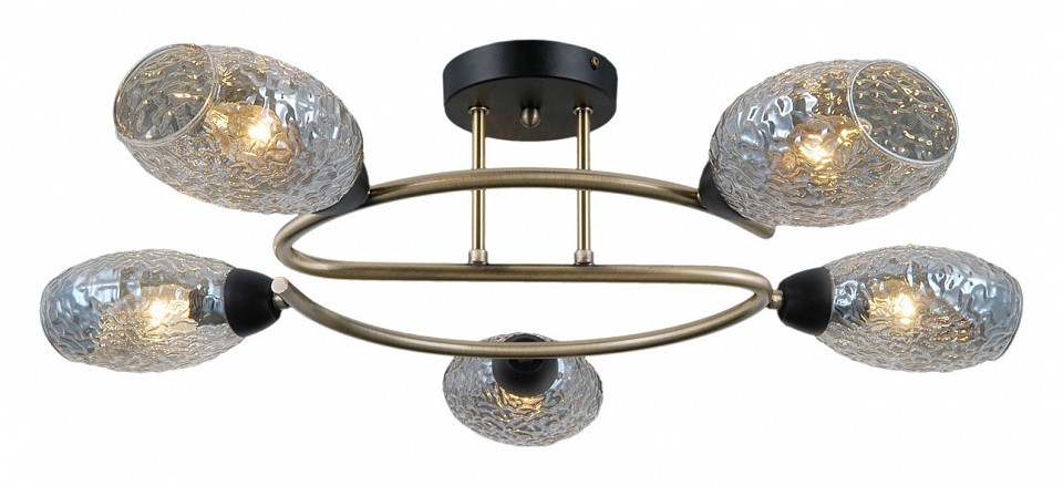 Потолочная люстра ILLUMICO  IL0300-5CSQ-79 BK AB
