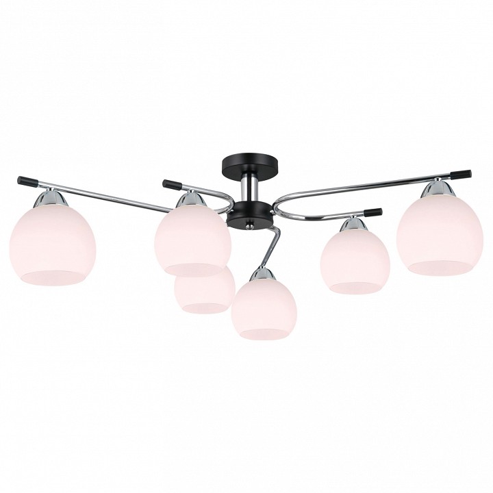 Потолочная люстра ILLUMICO LIBRA IL0638-6CSQ-24 CR BK LIBRA