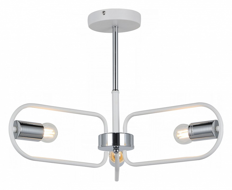 Люстра на штанге ILLUMICO  IL8253-3COU-79 WH CR
