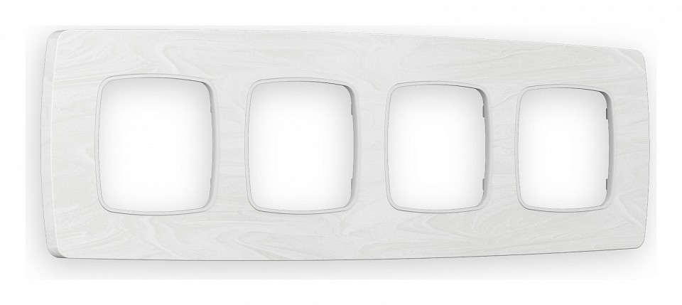 Рамка на 4 поста Ambrella Volt OMEGA OF940104