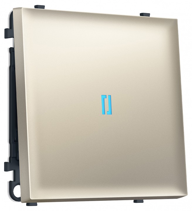 Выключатель проходной одноклавишный с подсветкой без рамки Ambrella Volt MS MS542040