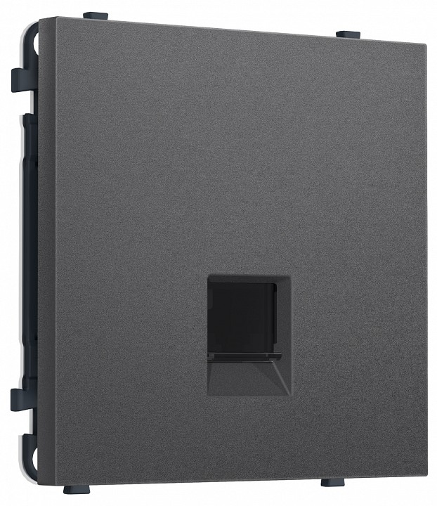 Розетка Ethernet RJ-45 экранированная и со шторками, без рамки Ambrella Volt MS MS662005