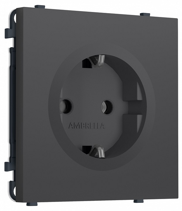 Розетка с заземлением, без рамки Ambrella Volt MS MS906010