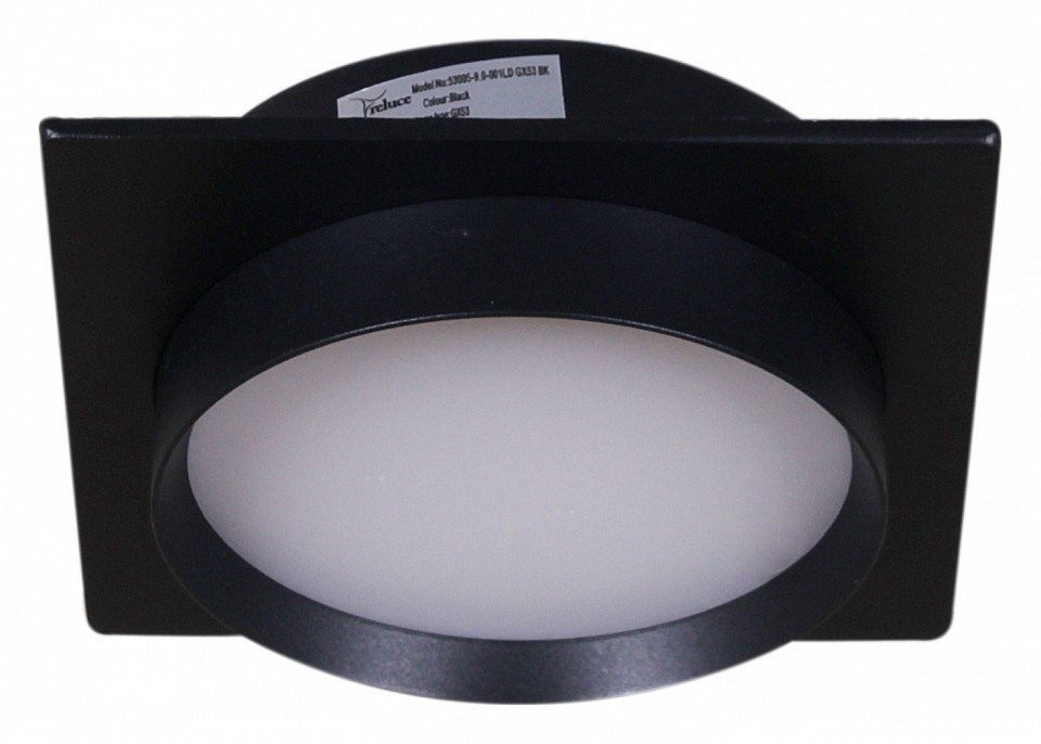 Встраиваемый светильник Reluce Technical 53005 53005-9.0-001LD GX53 BK