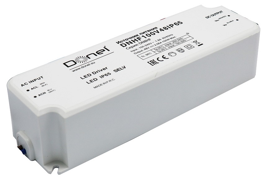 Блок питания Donel DN8HF DNHF100V48IP65