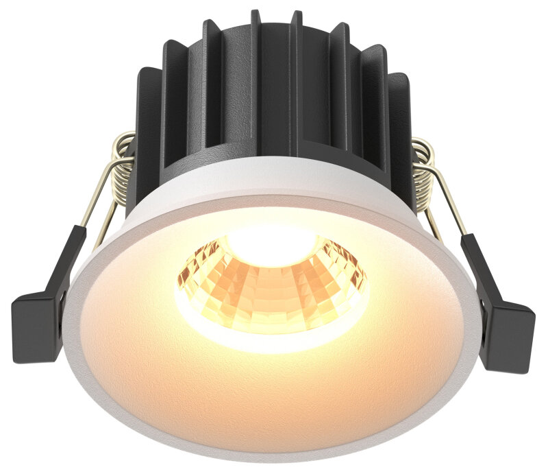 Встраиваемый светильник Maytoni Technical Раунд DL058-12W2.7K-W