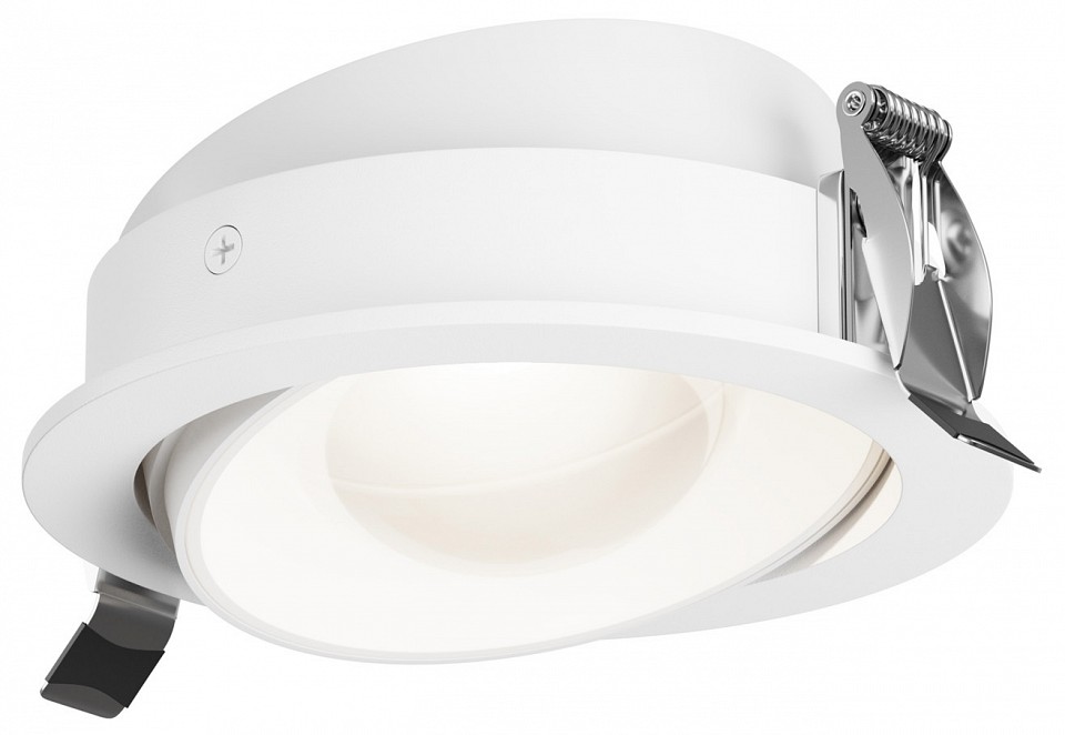 Встраиваемый светильник Maytoni Technical Линза DL105-12W3K-W
