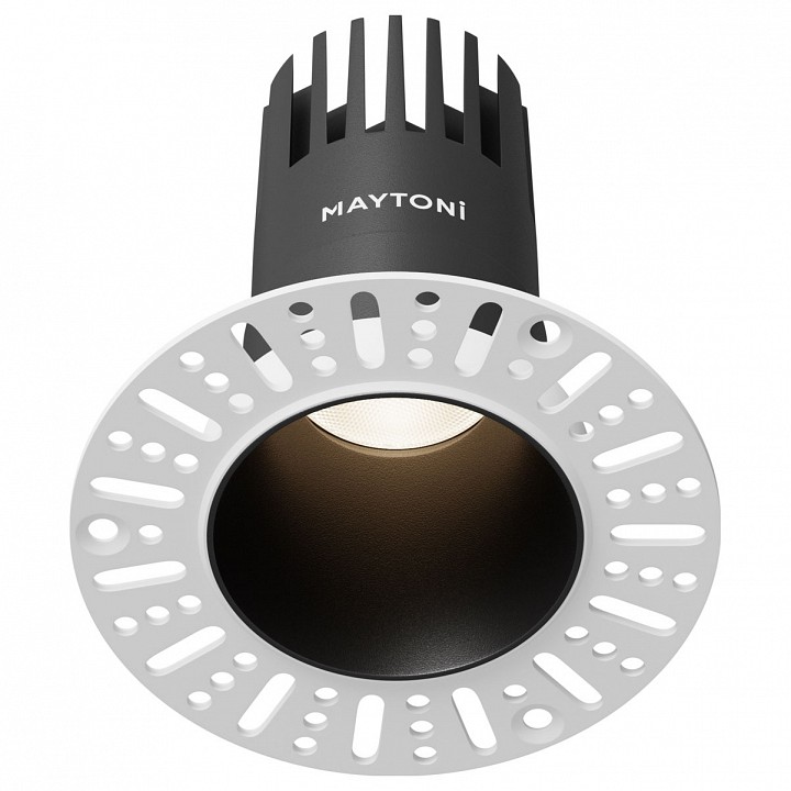 Встраиваемый светильник Maytoni Technical Омут DL120-10W-4K-TRS-B