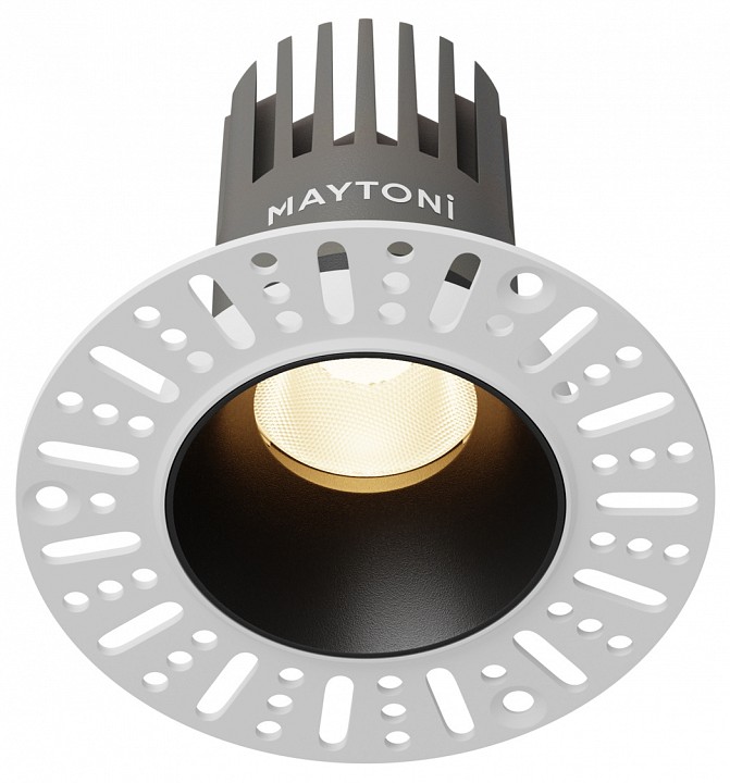 Встраиваемый светильник Maytoni Technical Омут DL119-10W-3K-TRS-B