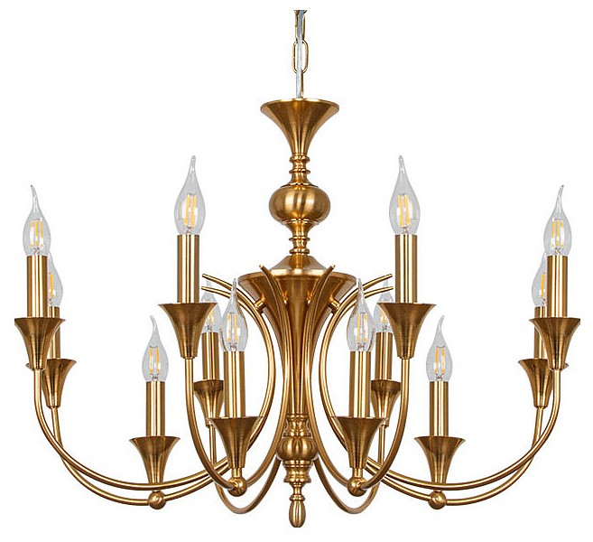 Подвесная люстра Arte Lamp Collinetta A4094LM-12PB
