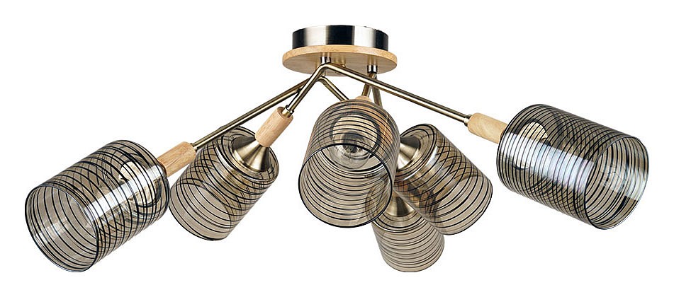 Потолочная люстра Arte Lamp Maria A4536PL-6AB
