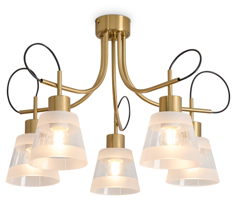 Люстра на штанге Freya Caramel FR5522PL-05BS