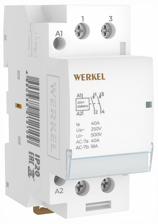 Контактор двухмодульный Werkel  W942M40O