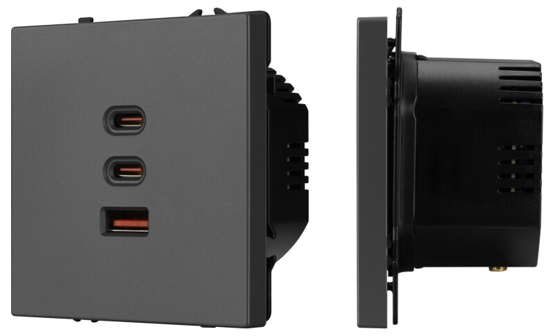 Розетка USB и type C без рамки Arlight NOBE 061837(1)