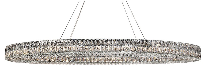 Подвесная люстра Newport  8550/160 C oval chrome