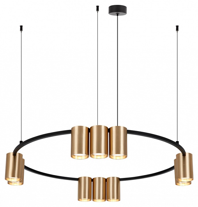 Подвесная люстра Denkirs Orbit DK4065-BK+SG