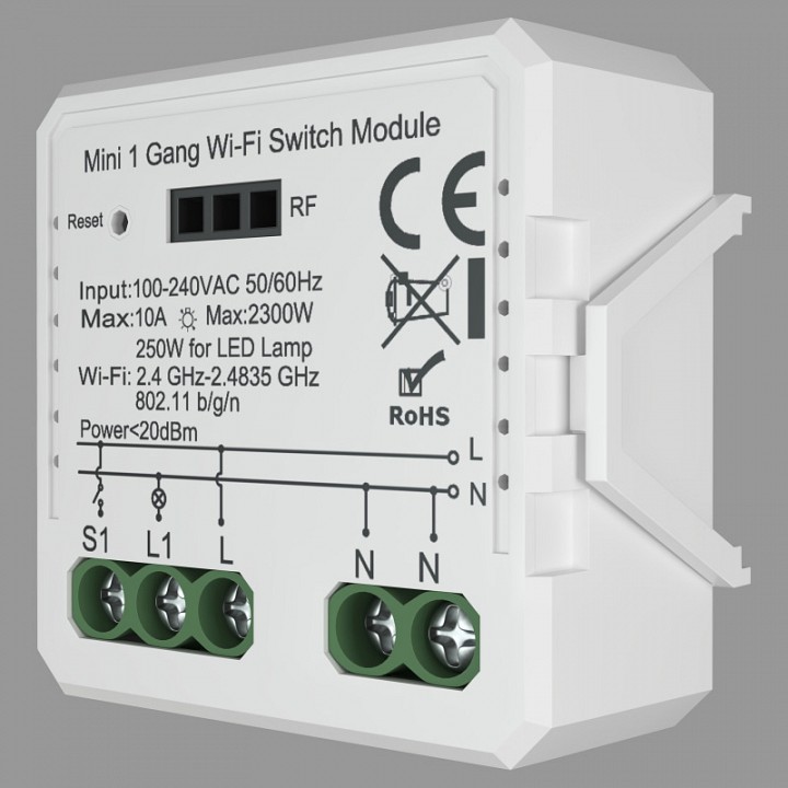 Конвертер Wi-Fi для смартфонов и планшетов Denkirs Relay RL1001-SM