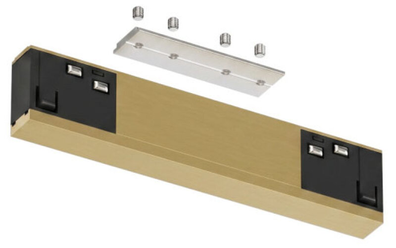 Соединитель линейный для треков Denkirs SHINE PRIME BASE TR4922-SB