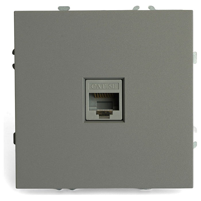 Розетка Ethernet RJ-45 без рамки Stekker Эмили 49951