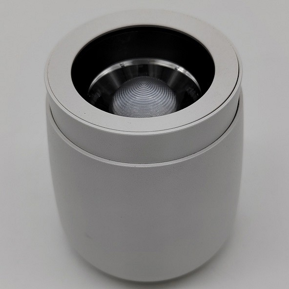 Накладной светильник iLedex Metrica 114-12W-D90-4K-ZOOM-WH