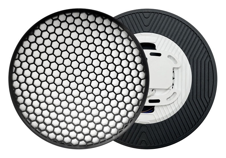 Накладной светильник iLedex Technical Mercury 5555-24W-D160-3/4/6K-BK+WH