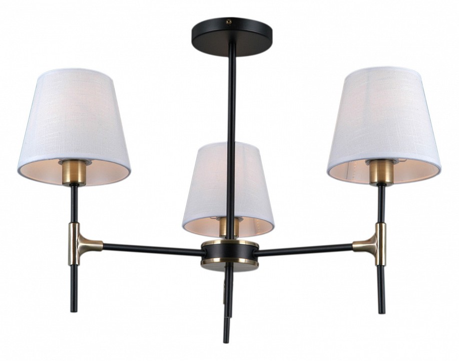 Люстра на штанге ILLUMICO CASTOR IL0185-3CSQ-24 BK AB CASTOR