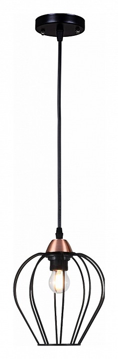 Подвесной светильник ILLUMICO  IL2001-1PA-05 BK ROSE GD