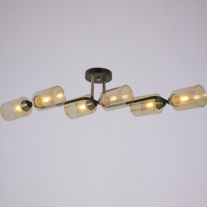 Светильник на штанге ILLUMICO Bice IL8148-6COU-79 BK BR Bice