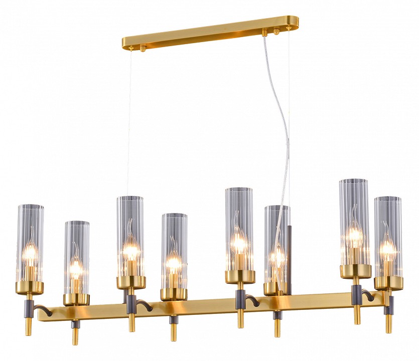 Подвесная люстра ILLUMICO BRASS TUBO IL5177-8LLS-29 BRASS TUBO