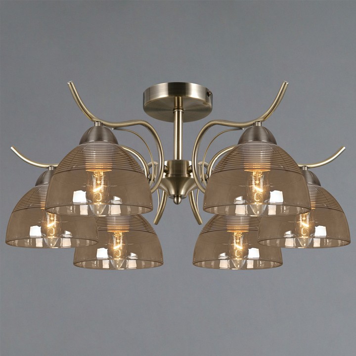 Люстра на штанге ILLUMICO AREZZO IL0733-6CSQ-25 AB AREZZO