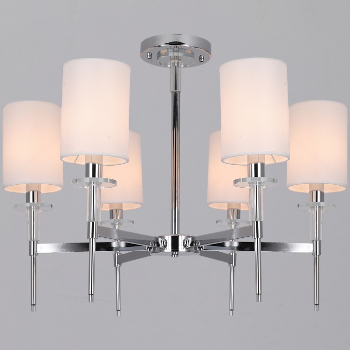 Люстра на штанге ILLUMICO  IL1382-6CPA-29 CR Romei