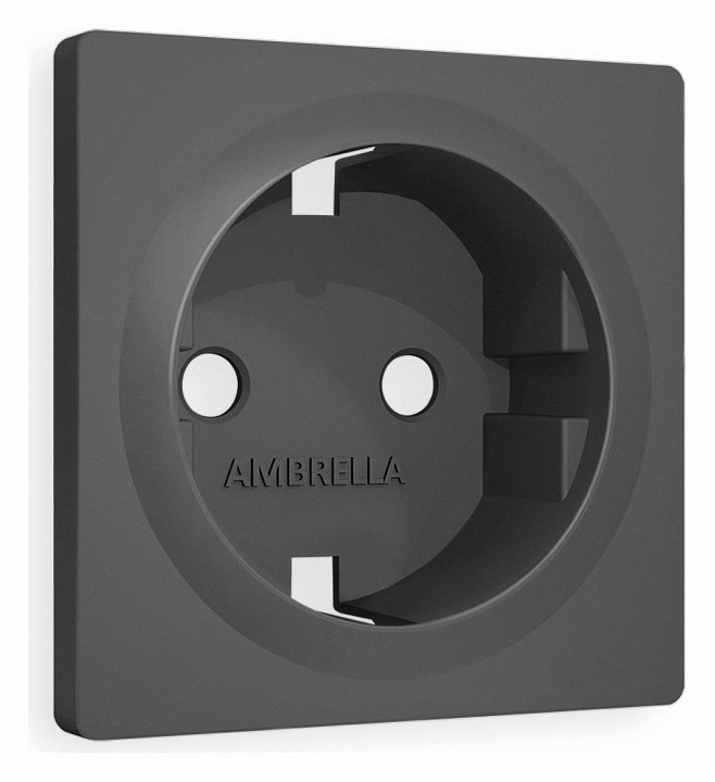 Накладка для розетки с заземлением Ambrella Volt ALFA AP9060