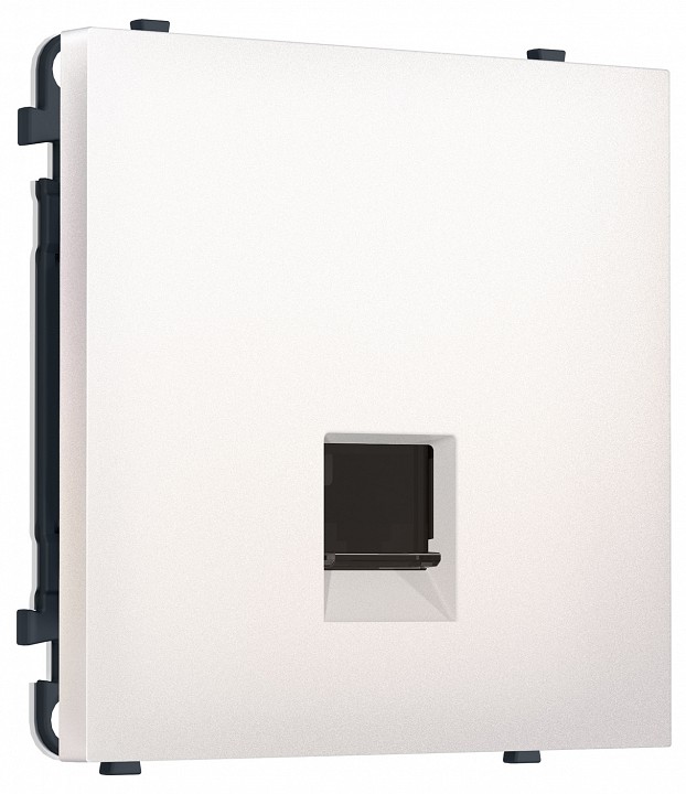 Розетка Ethernet RJ-45 и со шторками, без рамки Ambrella Volt MS MS212010