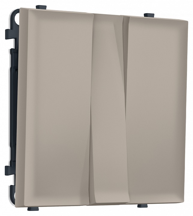 Выключатель трехклавишный без рамки Ambrella Volt MS MS365010