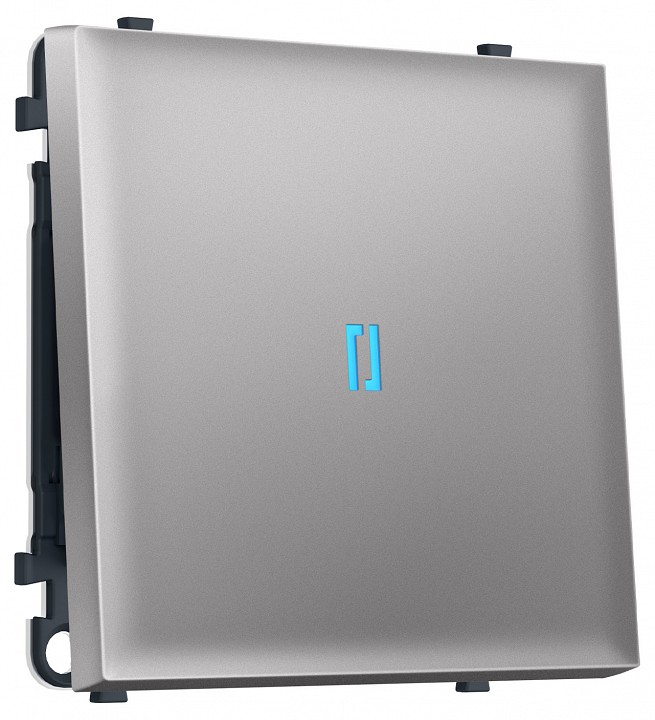 Выключатель проходной одноклавишный с подсветкой без рамки Ambrella Volt MS MS502040