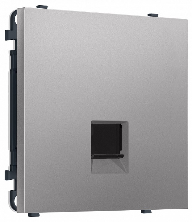 Розетка Ethernet RJ-45 и со шторками, без рамки Ambrella Volt MS MS512010