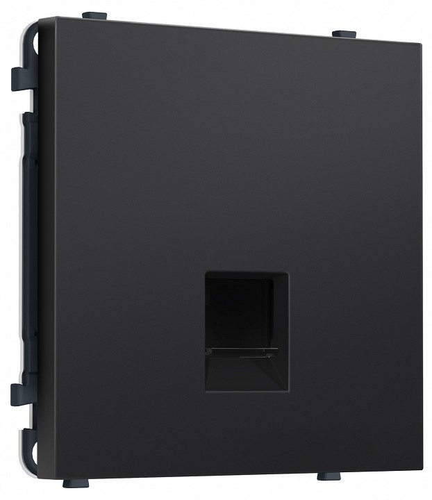Розетка Ethernet RJ-45 и со шторками, без рамки Ambrella Volt MS MS812010