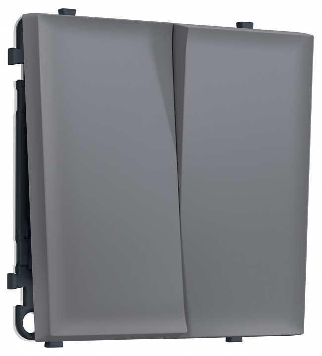 Переключатель перекрестный двухклавишный без рамки Ambrella Volt MS MS863030