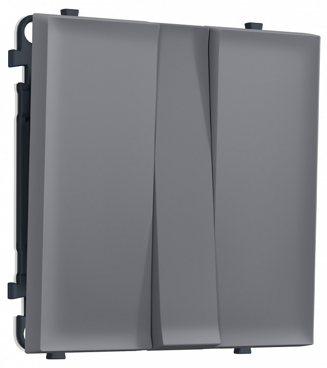 Выключатель трехклавишный без рамки Ambrella Volt MS MS865010