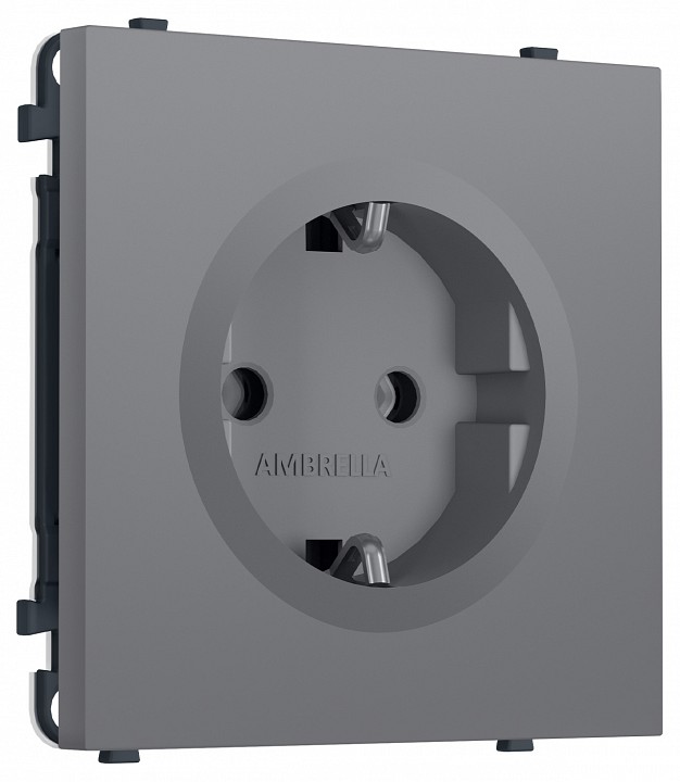 Розетка с заземлением, без рамки Ambrella Volt MS MS866010