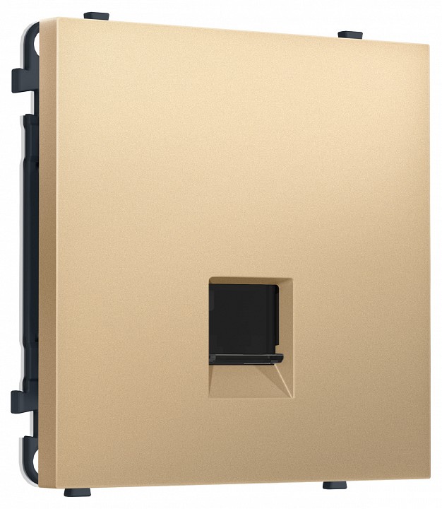 Розетка телефонная RJ-11 со штрокой, без рамки Ambrella Volt MS MS892030