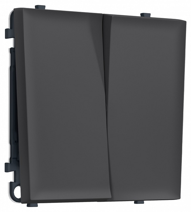 Выключатель двухклавишный без рамки Ambrella Volt MS MS903010