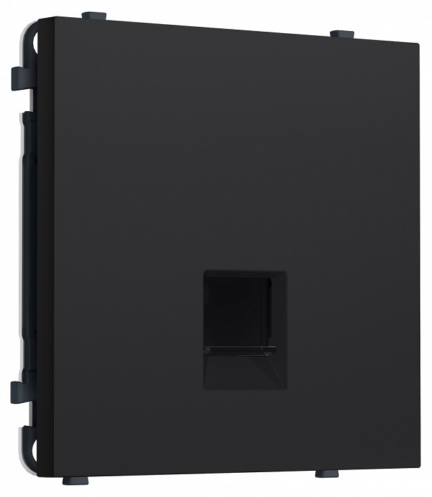Розетка Ethernet RJ-45 и со шторками, без рамки Ambrella Volt MS MS992010